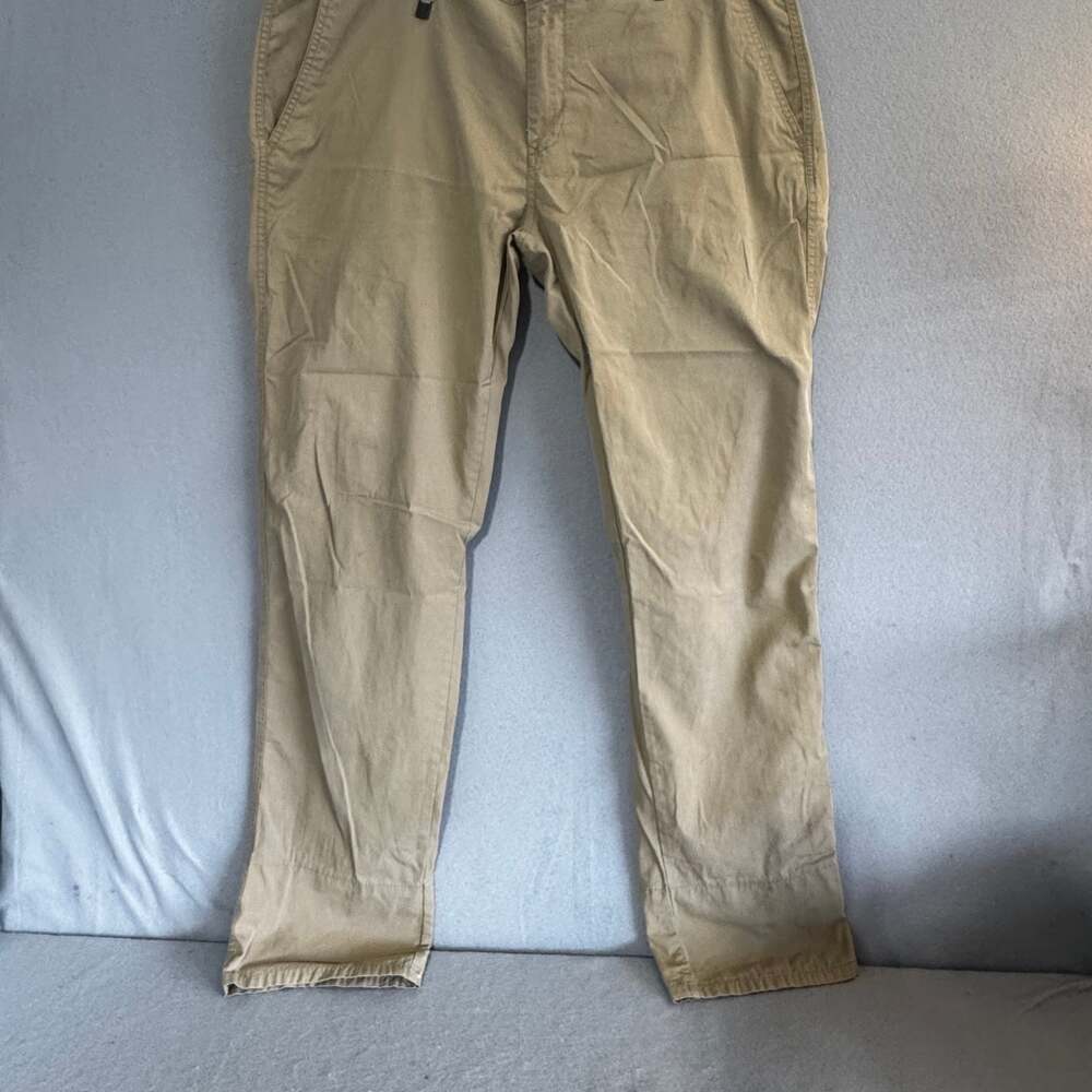 Directors by Luxe T Men's Khaki Flex Slim-Fit Chino Pants SZ 40x34